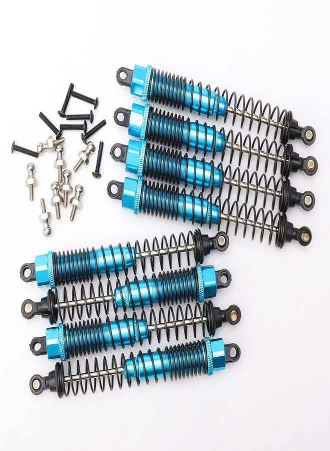 Rchobbytop 8 pcs Aluminum Shocks Absorber 128mm RC Shock Damper Assembled Replacement Part 188004 (108004) for HSP 94111 94188 94108 Redcat Volcano Epx/epx PRO Volcano S30 RC 1/10 Monster Truck, Blue - Image 5